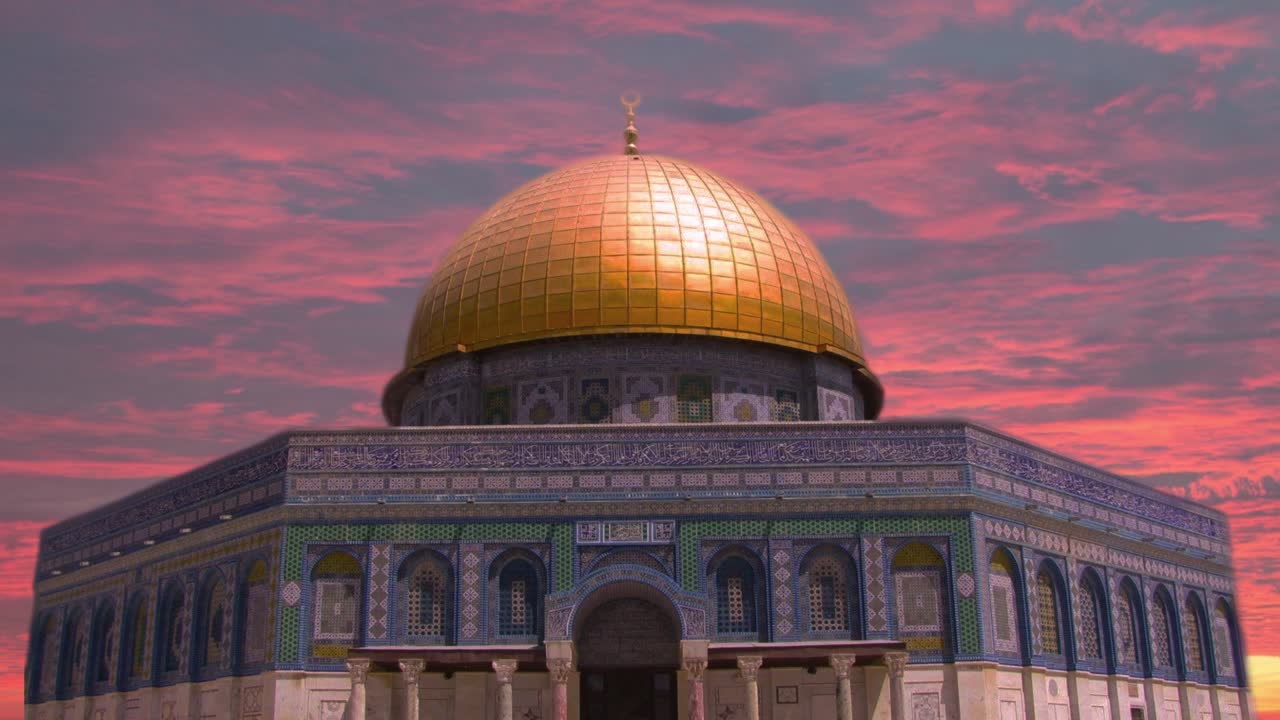 mezquita al-aqsa en jerusalén en el monte del templo