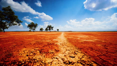 tierra seca sin agua