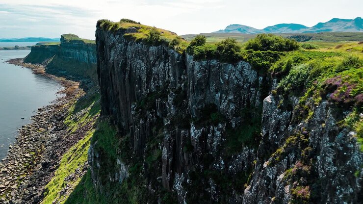Scenic Cliffside Landscape in Scotland