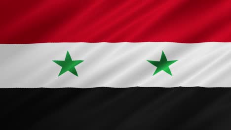 flag of syria waving background