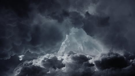 relámpago, espectacular cielo de tormenta 4k