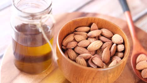 almonds and almond oil