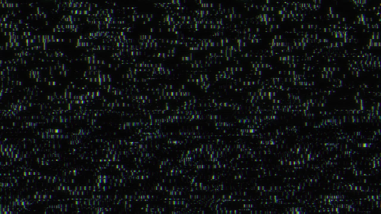 Digital glitch- og statisk støj-effekt baggrund