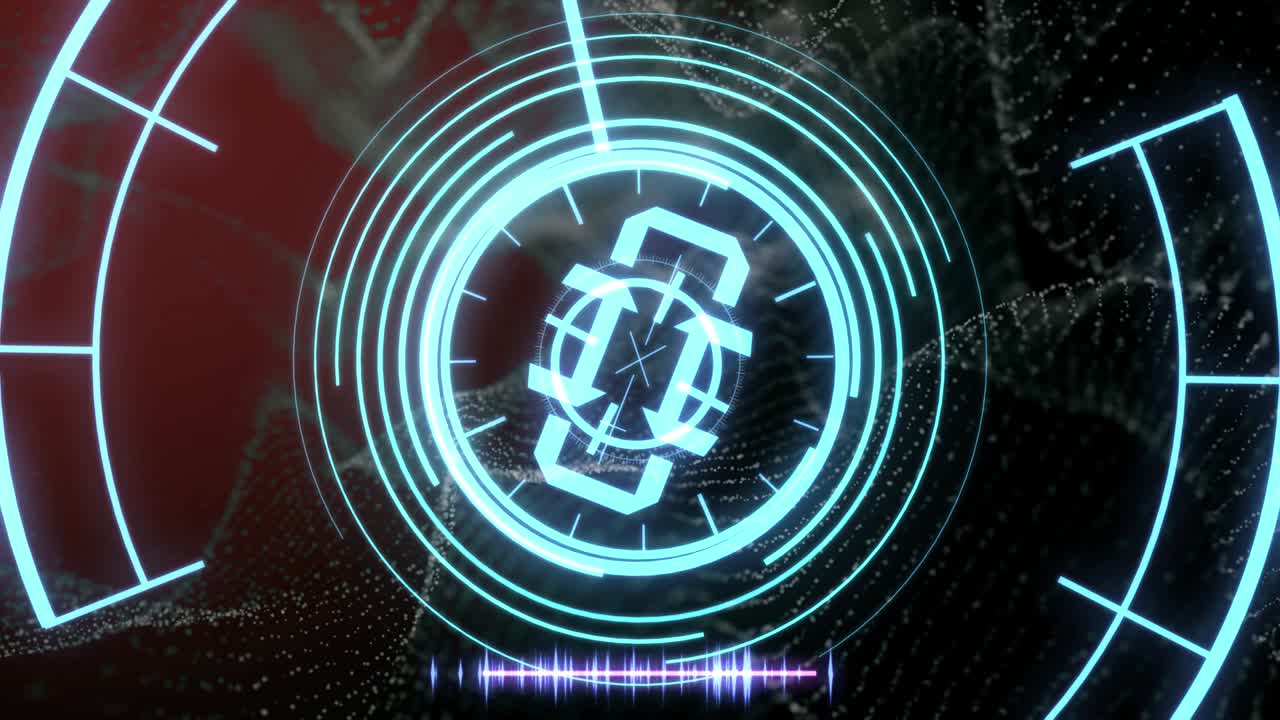 Interfaccia Utente Futuristica Sci-Fi HUD