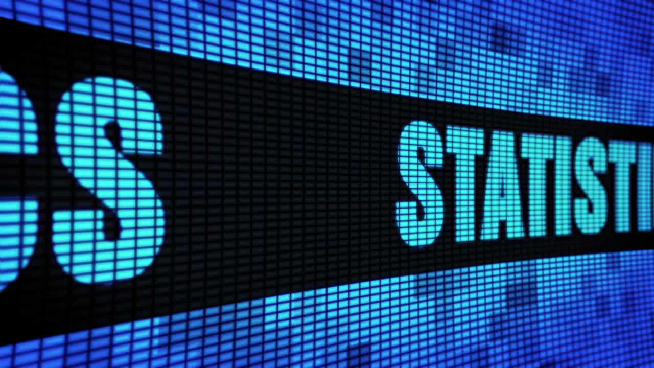 Statistics Displayed on a LED Screen