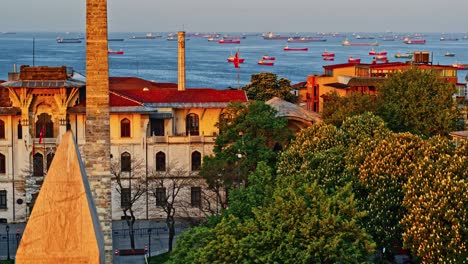 parque sultanahmet, en la ciudad turca de estambul.