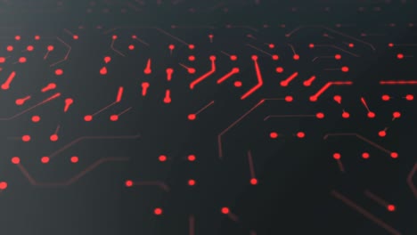 circuit board background - copy space, blue - loopable animation - computer, data, technology, artificial intelligence 4k stock video