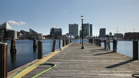 pier push in shot 4k