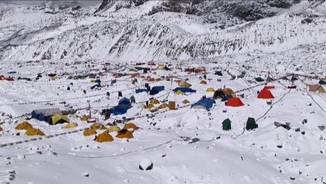 在everest 基地營中放大視野