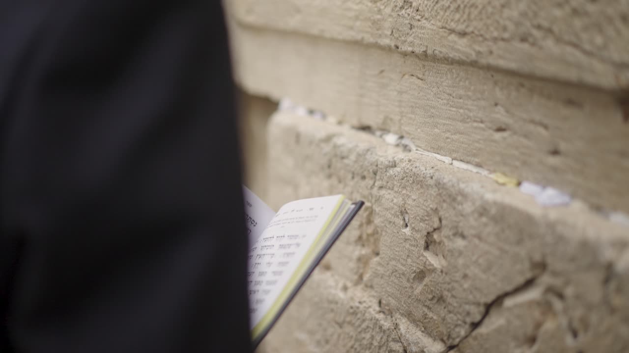 Torah book Old City of Jerusalem The Wailing Western Wall prayer religious place