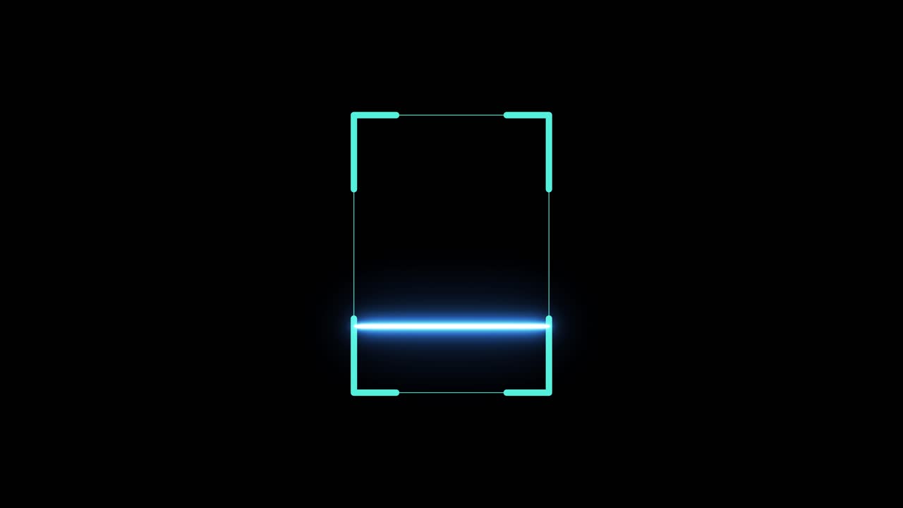 Neon Scanning Rectangle