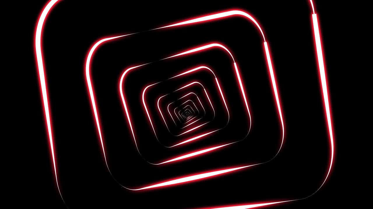 animación de fondo de túnel abstracto