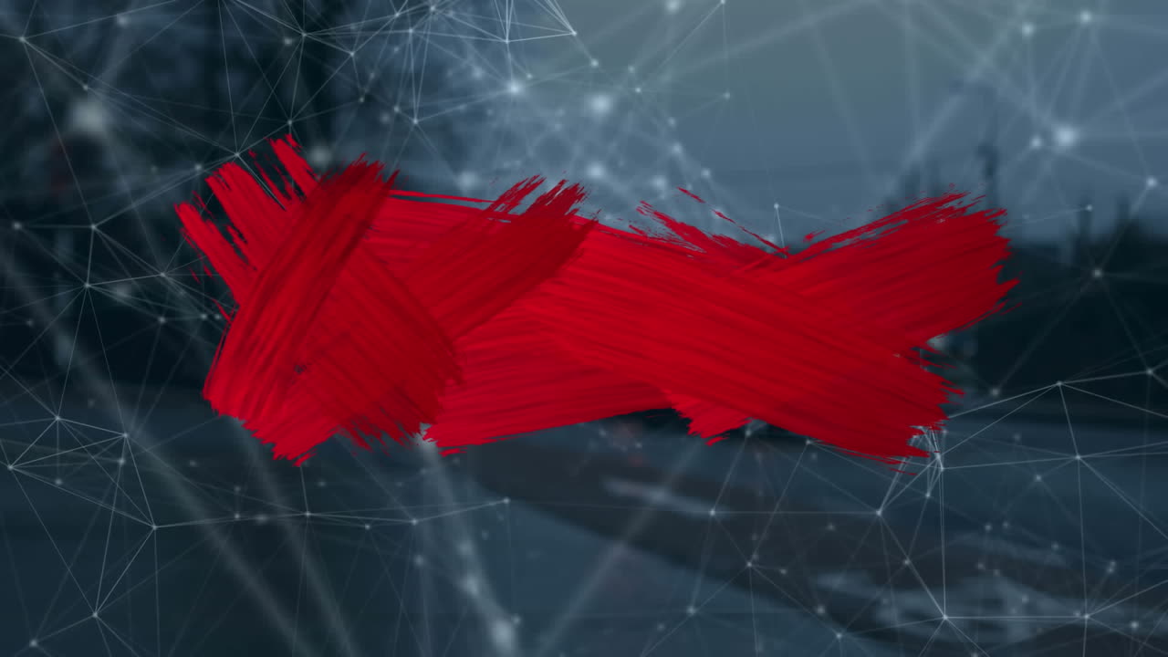 자동차 위로 움직이는 모양의 애니메이션.