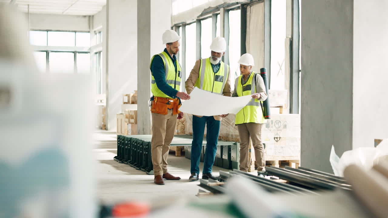 Architect, construction and team planning