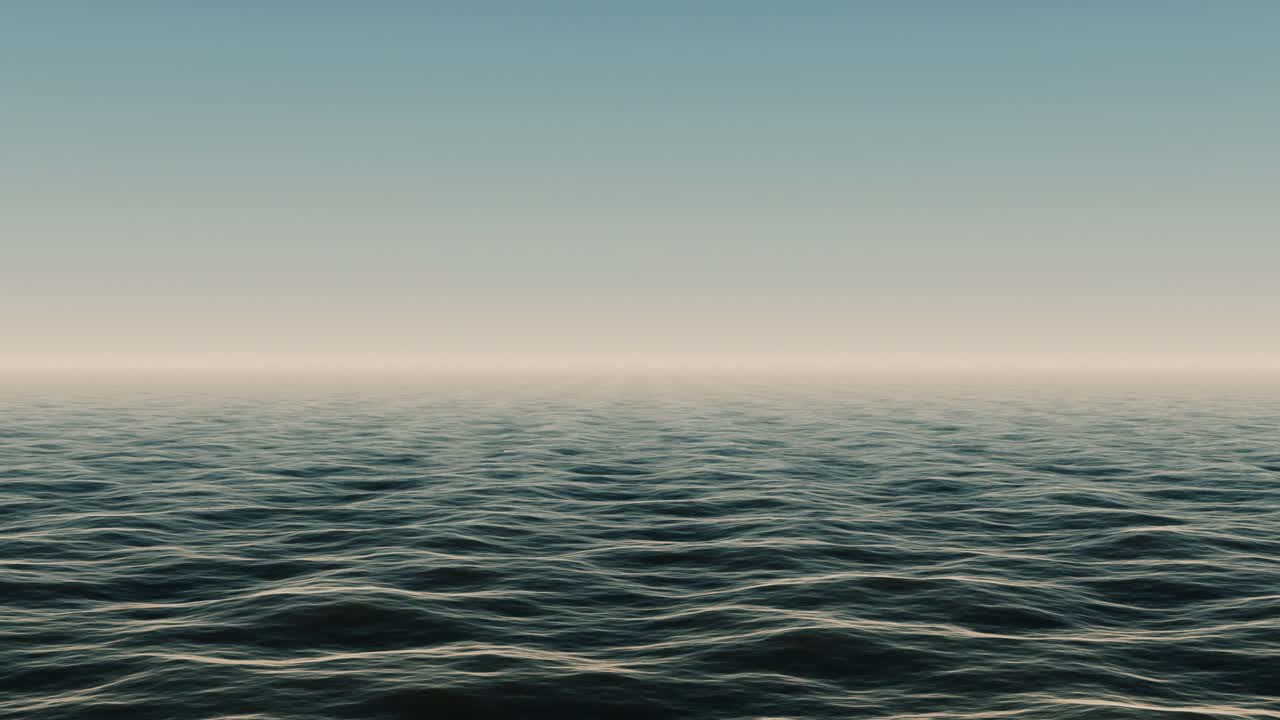Ocean Waves Loop At Sunset | Premium Stock Video Footage