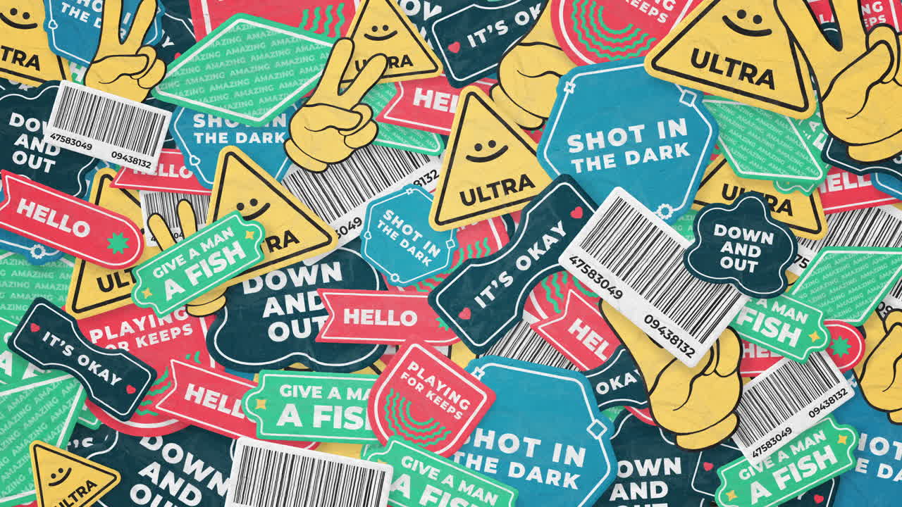 Animated Sticker Background