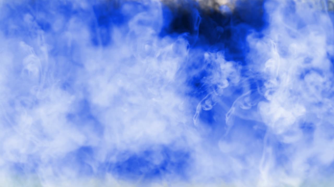 nubes de tinta de humo macro, movimiento 4k