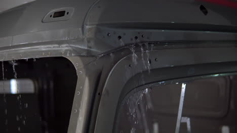 vehicle bodywork undergoing repair or maintenance