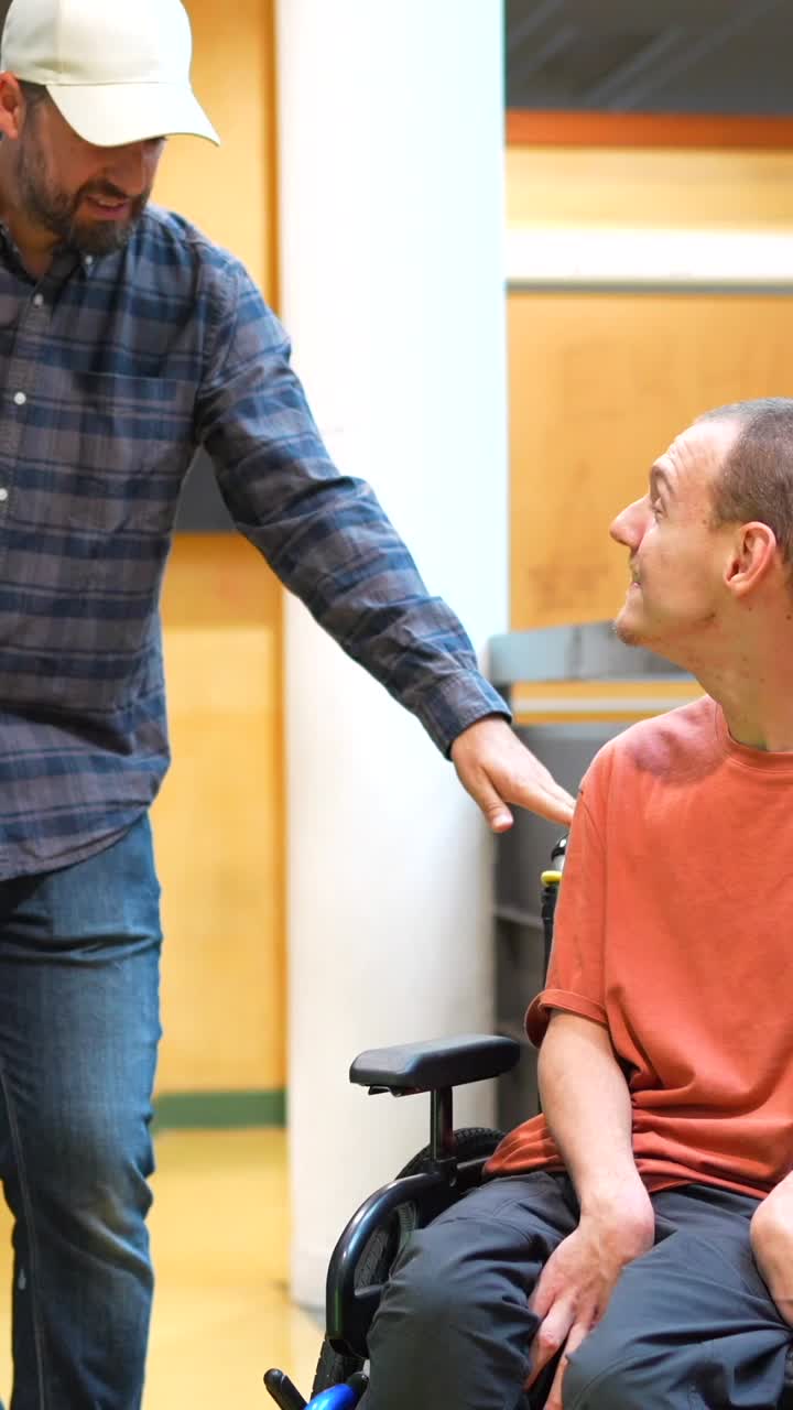 Assistance for Person in Wheelchair