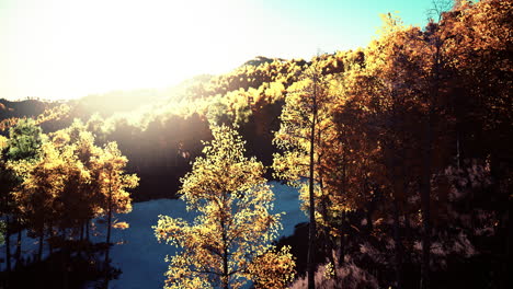 stunning landscape during fall for september