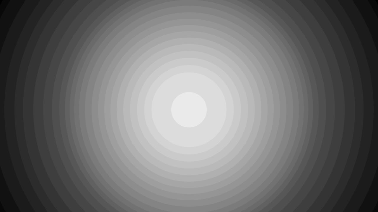 점진적인 원의 층이 위아래로 파동됩니다. 추상적인 모양의 애니메이션, 상상력과 창의성의 배경, 색은 색과 회색입니다.