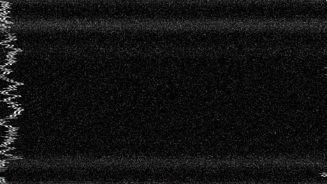 distorted television static