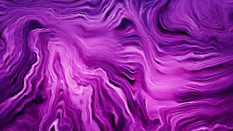 flowing folds and liquid crystal waves in deep purple color - slow moving and seamless looping