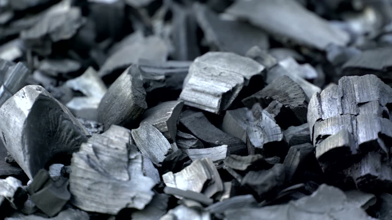 검은 나무 석탄 질감 배경