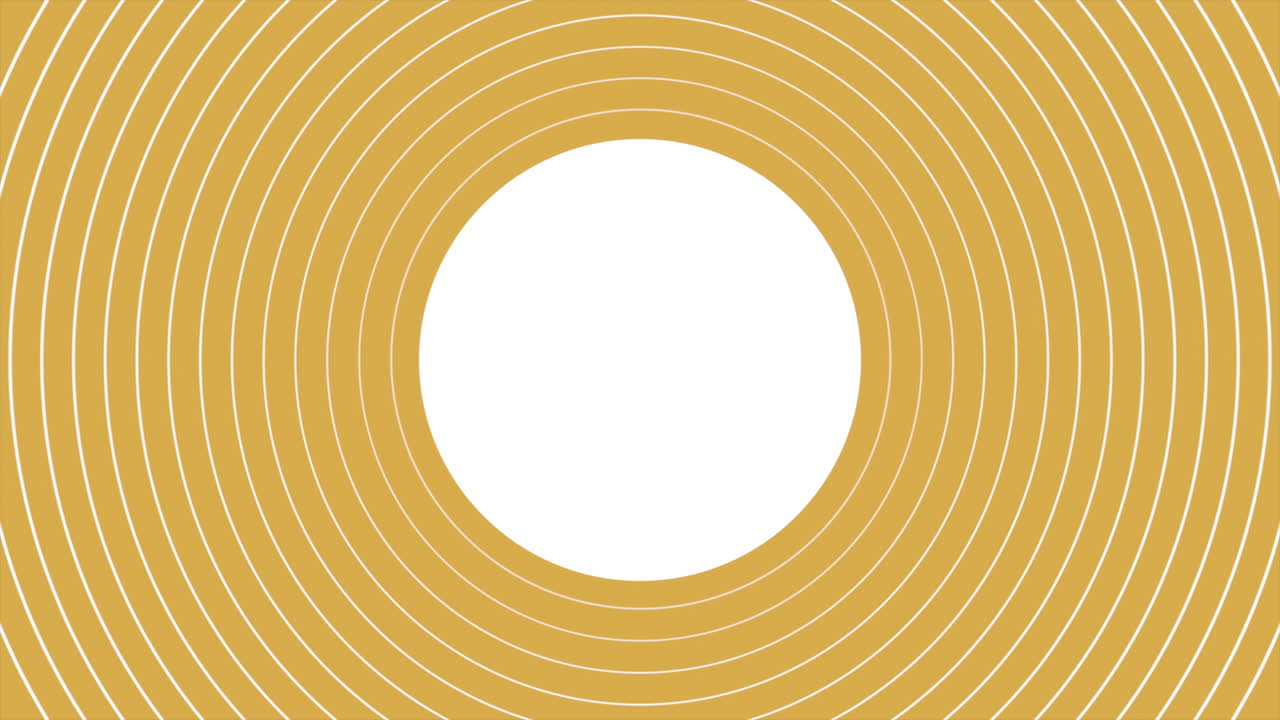 모션 추상적 인 기하학적 노란색 현기증과 나선형 라인 복고풍 배경