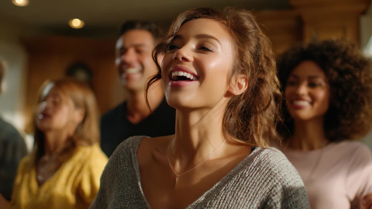 Gruppo di persone sorridenti