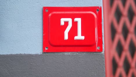 House Number 71