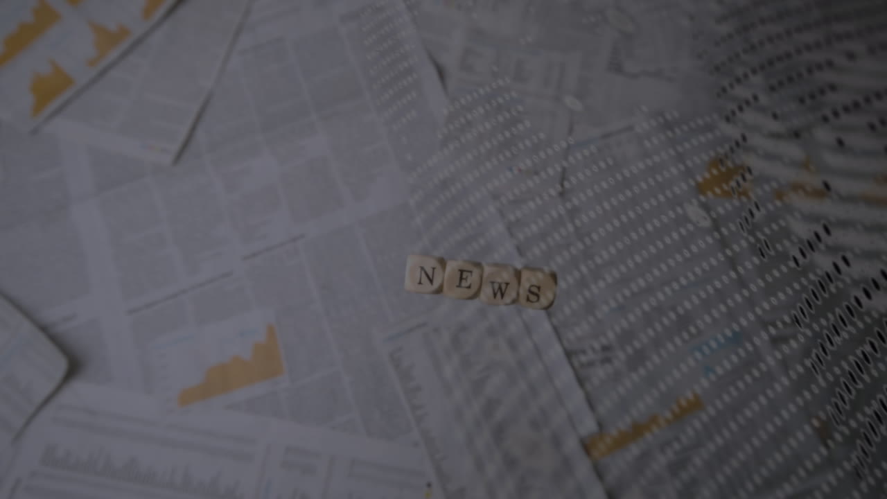 Animation of data processing over american dollar banknote