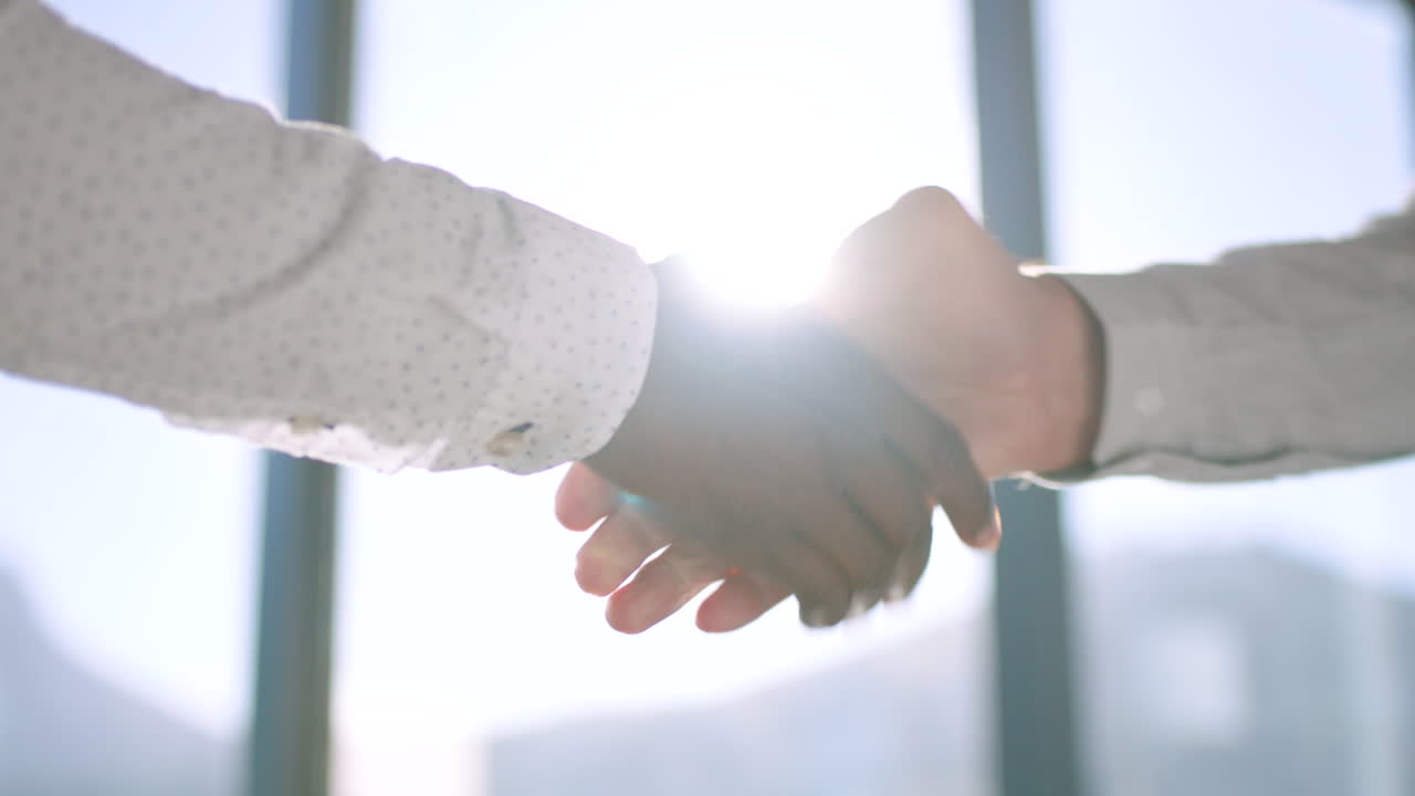 Diversity business people handshake for promotion