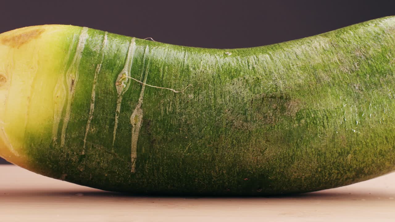 Close-up of a Green Daikon Radish