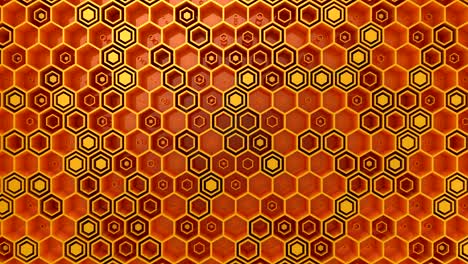 el fondo de los hexágonos