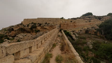 victoria lines malta walking map and one-of-a-kind photography tour directions to the many sections that comprise the path of these maltese fortified defense walls