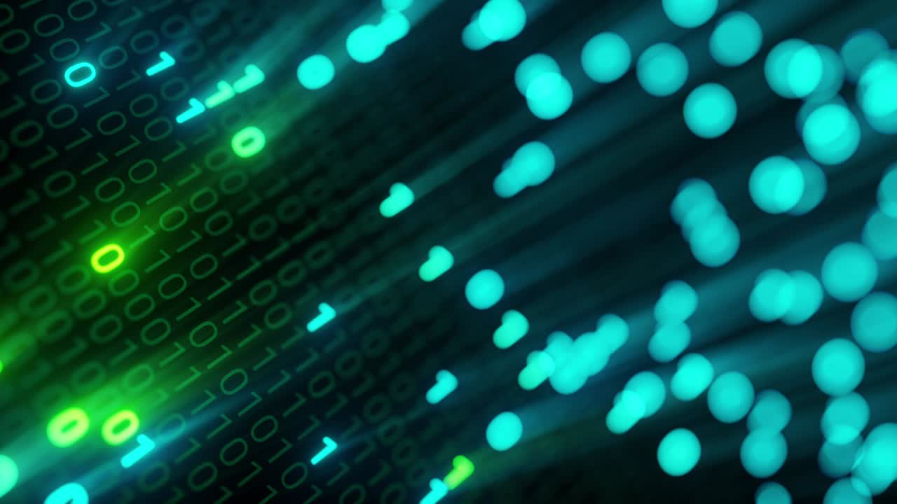 Futuristic data stream, Digital flow. Dynamic pattern with power rays and light.Data transferring. Information concept. Technology background.