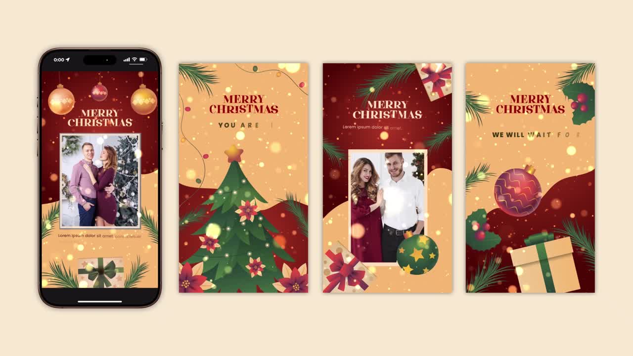 Merry Christmas Instagram Stories Pack