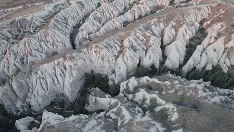 drone-shot-of-rock-formation-from-above