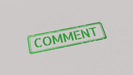 COMMENT-Stamp