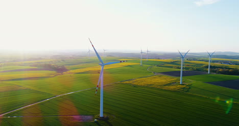 Windturbines-Aerial-Footage