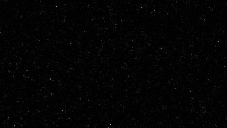 Nachtsternanimation-Auf-Schwarzem-Hintergrund,-Raumfahrtbewegung