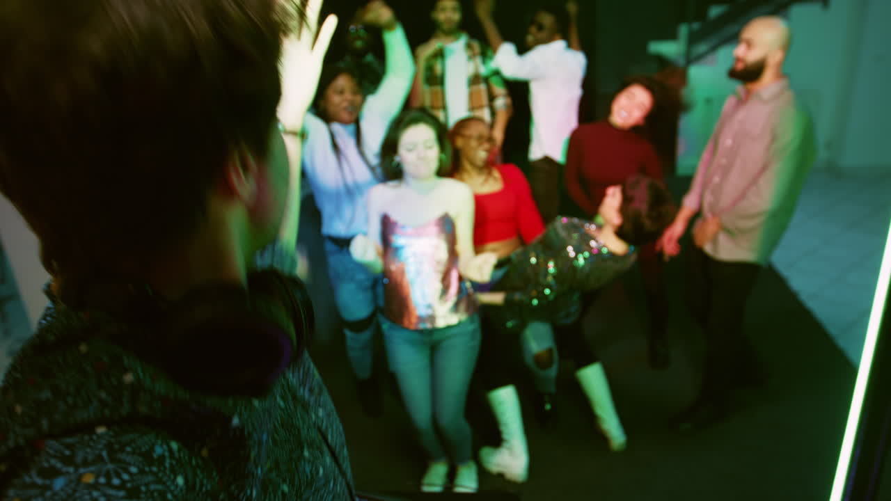 Group of People Dancing at Party