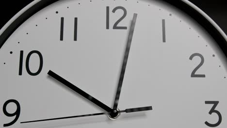 time lapse, the clock shows ten o'clock and fifteen minutes.