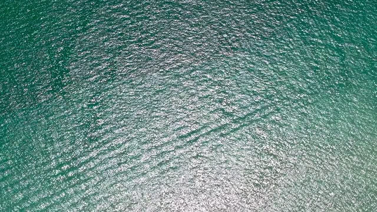 Aerial view of Miami Beach with water and sand in daylight
