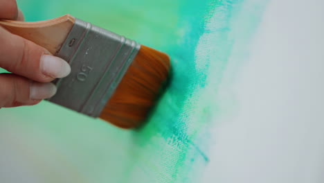 pintura en curso