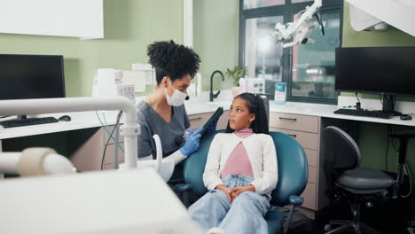 dental appointment with a happy patient