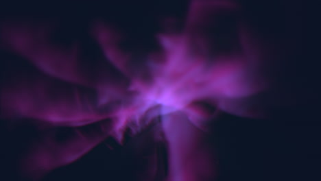 vibrant swirling abstract artwork in purple and black