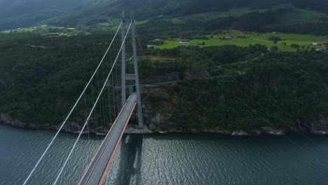 big bridge in norway above the fjord