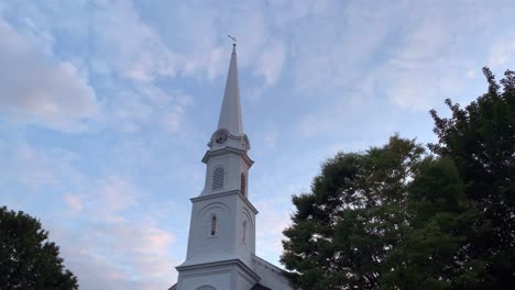 plan 4k de l'église baptiste de chestnut street à camden dans le maine